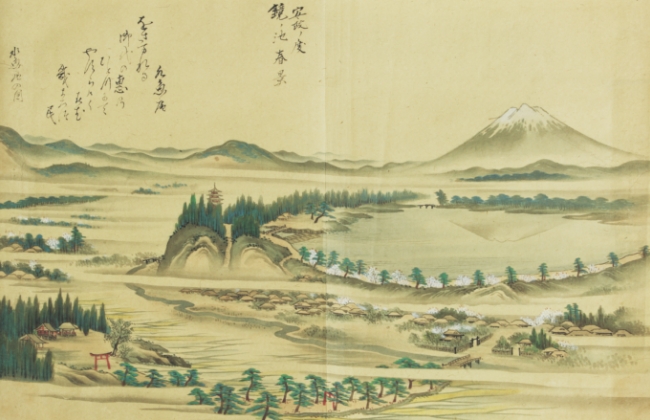 安政の頃の鏡ヶ池