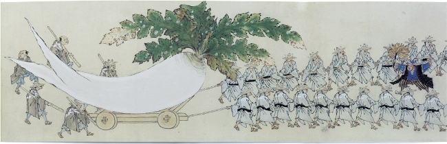 紙本著色 弘前八幡宮祭礼図巻