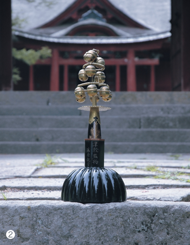 猿賀神社での神楽。